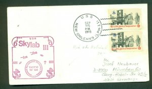 USS New Orleans (LPH-11) Sept 25, 1973 Skylab III recovery cover