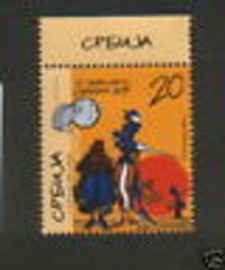 SERBIA-MNH STAMP-75Y. OF THE JOURNAL OSISANI JEZ-2009.