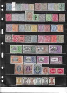 INDIA /CONVENTION STATES- 183 STAMPS- ALL MINT MINT HINGED/LIGHT HINGED