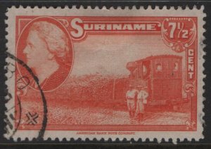 SURINAME, 192, USED, 1945, Sugar cane train