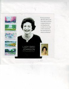 Lady Bird Johnson Forever US Postage Sheet VF MNH #4716