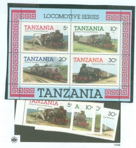 Tanzania #271-274a Mint (NH) Single (Complete Set)