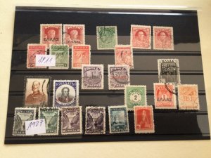 Greece 1911 to 1927 mounted mint & used stamps A12816