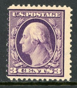 USA 1908 Washington 3¢ Violet Perf 12 DL Wmk Scott #333 MNH Q1103