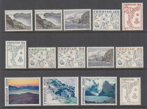 Faroe Islands 7-20 MNH VF