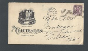 1933 Columbus OH The Chittenden Hotel Part Of The Albert Hotels In The Mid West