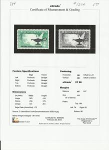 # 1206 MINT NEVER HINGED HIGHER EDUCATION     VF+