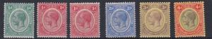 NYASALAND  1913 - 21  S G  83 - 91A  VALUES TO  4D  MH  SOME OLD HINGE REMAINS 