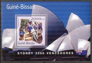 Guinea Bissau 2001 Olympics Games Seoul 2000 Cycling (1) S/S MNH