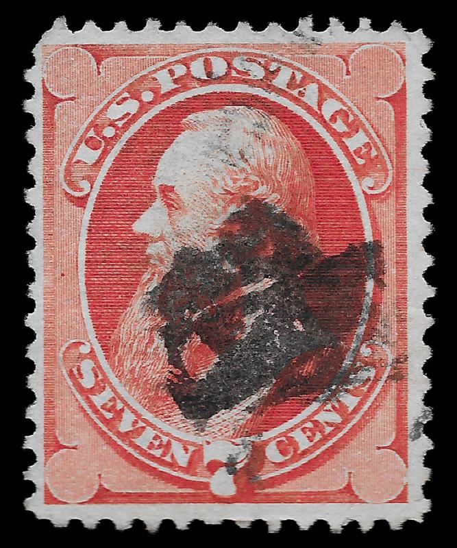 U.S. Scott #149 / $100 - 7c Vermillion, Used, VF