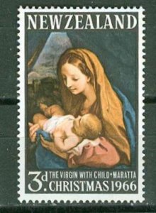 New Zealand # 379 Christmas 1966  (1) Mint NH