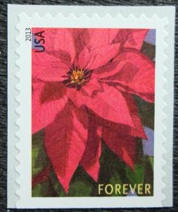 US #4816 MNH Single, Christmas-Poinsetta