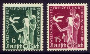 GERMANY BELOW 40% of CAT. SALE - #477-78 Mint NH