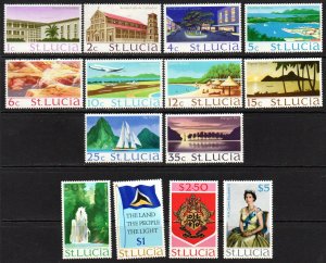 St. Lucia Sc #261-274 Mint Hinged