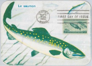 52729 - USA: United States - MAXIMUM CARD - ANIMALS: FISH 1956-