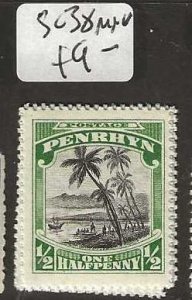 PENRHYN ISLAND  SG38  1/2D  TREE      MNH        P1101H