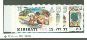 Kiribati #410-413  Single (Complete Set) (Scouts)