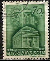 Hungary; 1943: Sc. # 594:  Used Single Stamp