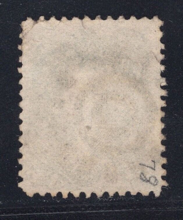 MOMEN: US STAMPS #78 COG WHEEL CANCEL USED SOUND $400 LOT #83501*