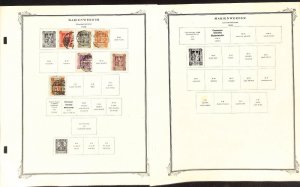 Marienwerder - Germany Stamp Collection on 2 Scott Specialty Pages, 1920 (BC)