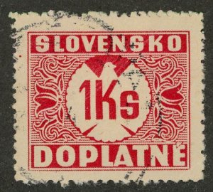 Slovakia J8 Postage Due 1939