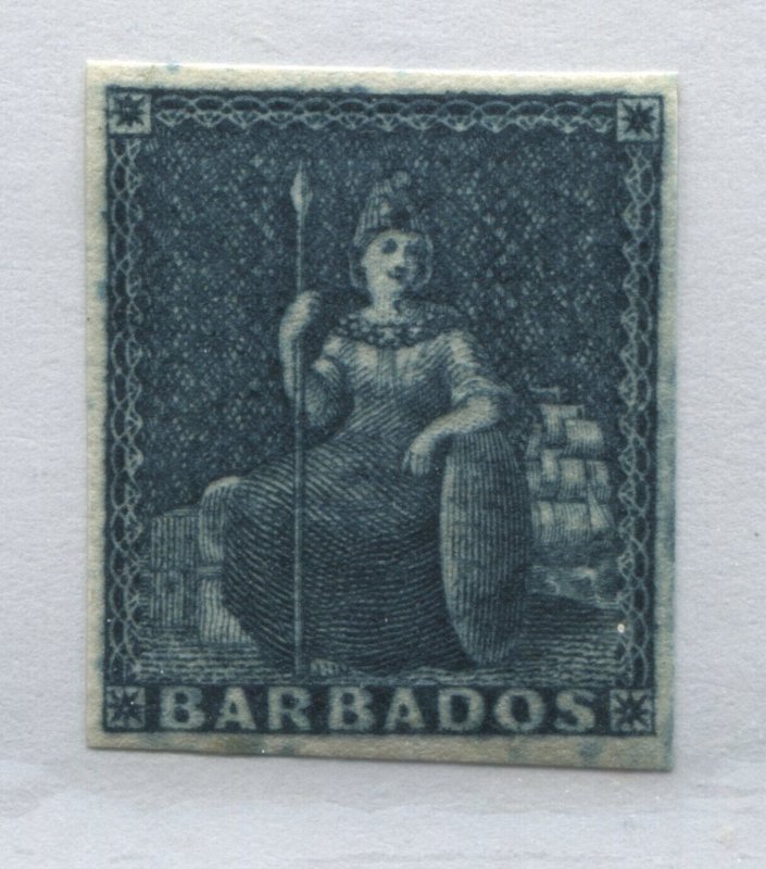 Barbados 1852 1d unmounted mint NH