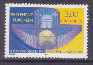 France 2687 MNH 1998 European Parliament - Strasbourg Issue Very Fine