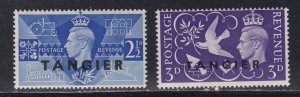 Great Britain - Morocco Agencies # 523-524, LH, 1/3 Cat.