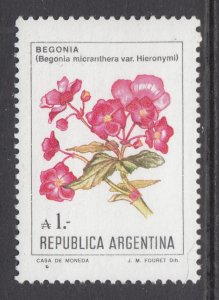 Argentina 1524 Flowers MNH VF