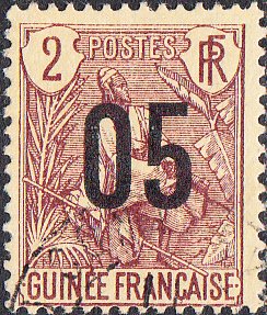 French Guinea #55 Used