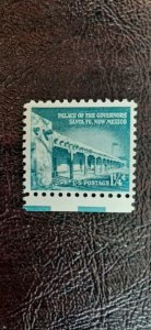 US Scott # 1031A; 1 and 1/4c Governors Palace, 1960; MNH, og, F/VF centering