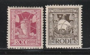 Italy Rhodes 15-16 MH Various