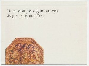 Postal stationery Brazil - Aerogramme Madonna - The angels say Amen 