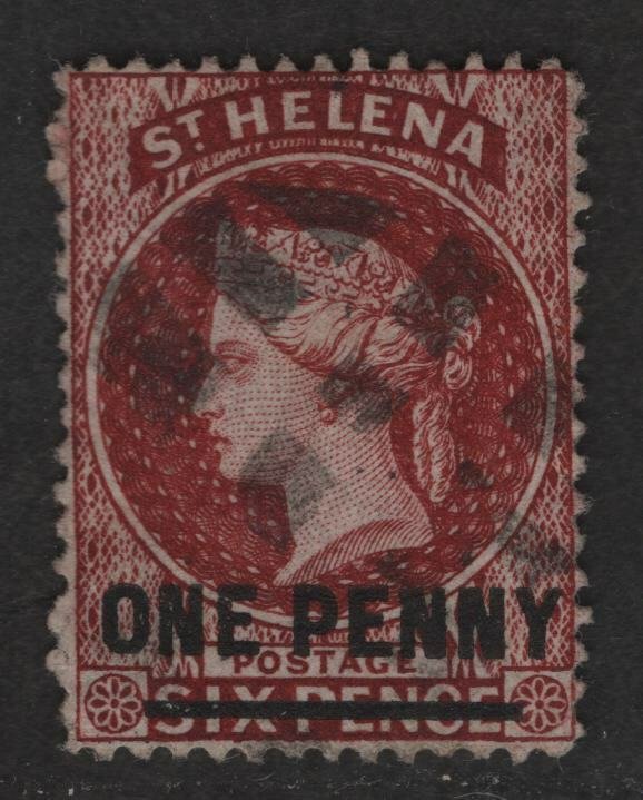 $St Helena Sc#29 used VF, Cv. $22.50