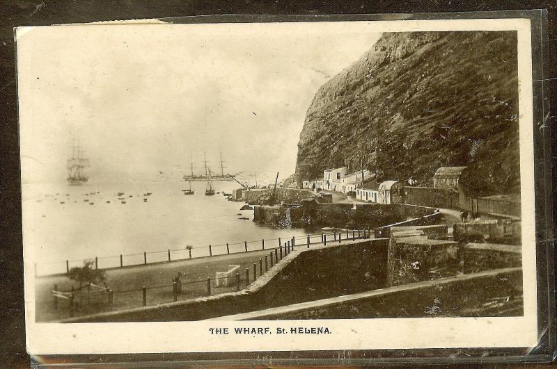 ST HELENA (P0210B) KGV 1D  ON 1933  PPC TO OXFORD,  ENGLAND