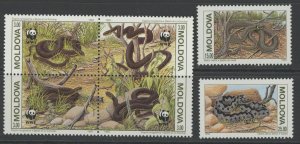 Moldova 72-4 animal snake ** mint NH   (2301 266)