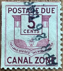 Canal Zone #J27 Used Single Postage Due L48