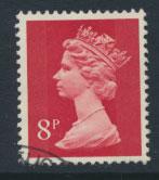 GB Machin 8p  SG X878  Scott MH64 Used with FDC cancel  please read details