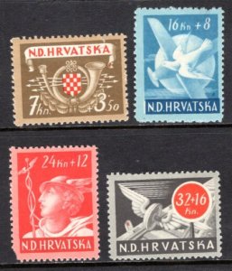 Croatia  #B52-B55   Unused   VF   CV $3.60   ....   1540072