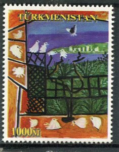 Turkmenistan 1999 Pablo PICASSO PAINTINGS 1 value Perforated Mint (NH)