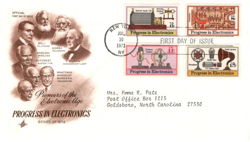 US  FDC 1500-2, C86 set, Cat.$4.00  ...   7500505