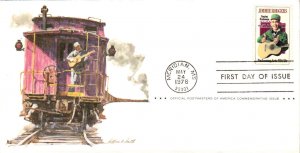 #1755 Jimmie Rodgers POA FDC