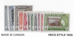 Malaya (Johore) Sc #45-55 OG VF