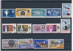 D394918 Barbados Nice selection of MNH stamps