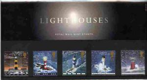 Great Britain 1998 Lighthouses set of 5 in official prese...