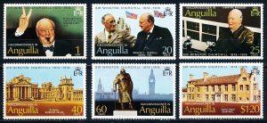 Anguilla #193-198  Set of 6 MNH