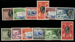 CAYMAN ISLANDS SG96/107 1935 DEFINITIVE SET MTD MINT