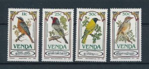 [102450] Venda 1985 Birds vögel oiseaux music  MNH