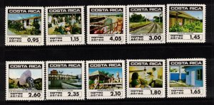 Costa Rica Sc C862-71 MNH set of 1982 - Industries, National Progress 