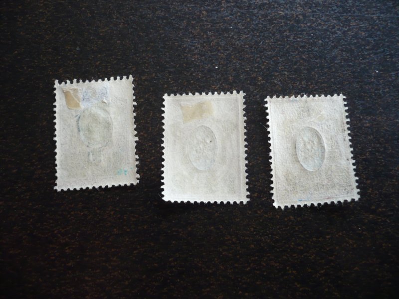 Stamps - Russia - Scott# 219-220, 222 - Mint Hinged Part Set of 3 Stamps